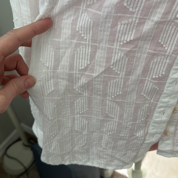 Pilcru XSp White Button down top - Picture 3 of 4